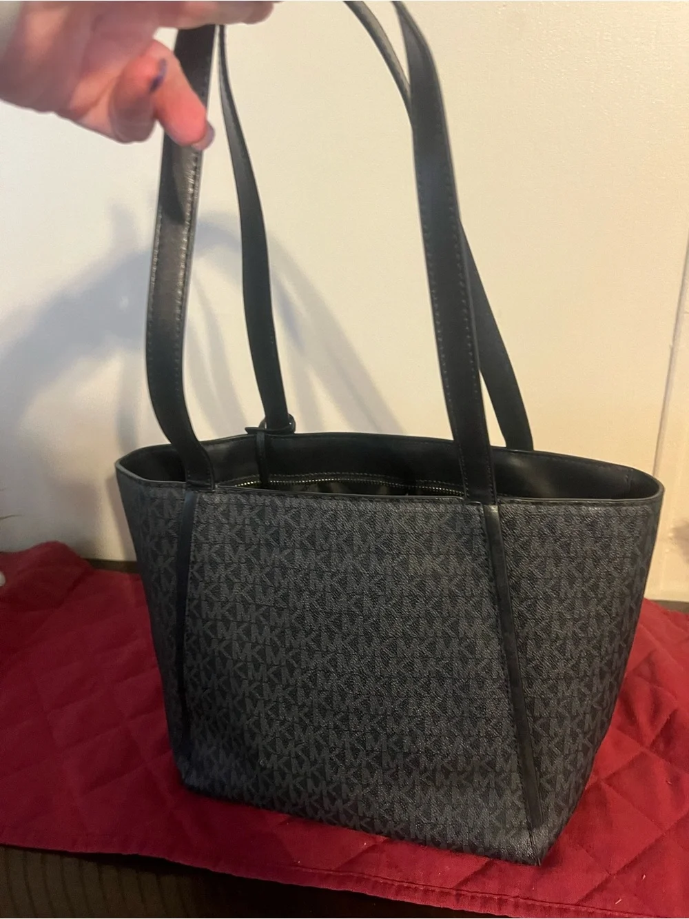 Michael Kors Black Signature Logo Tote